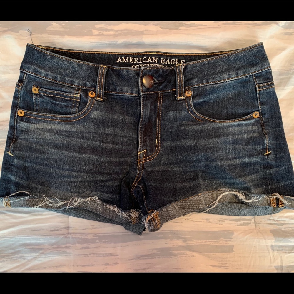 Never Worn Dark Denim Shorts